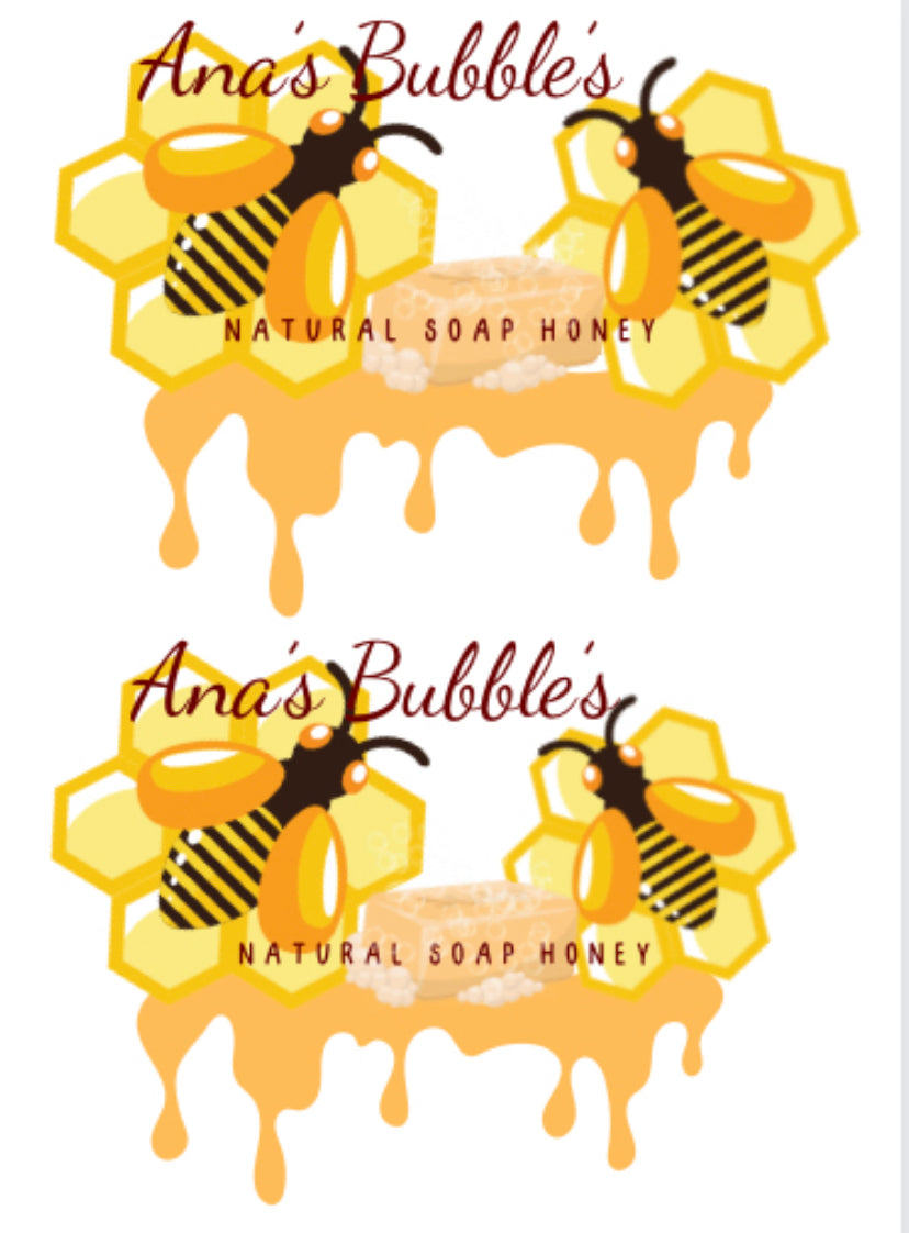 Natural soap honey