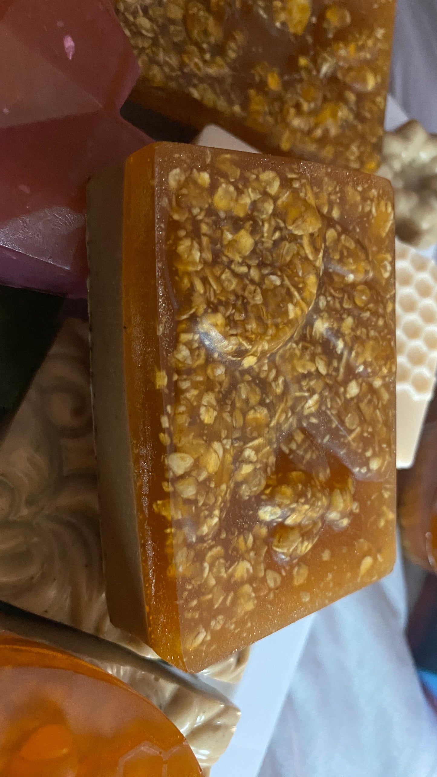 Natural soap honey